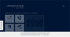 Desktop Screenshot of kataplonk.de